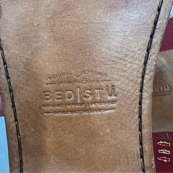 Bed|Stu Nemesis Brown Leather Women's Sandals Size 8.5 - Picture 6 of 12